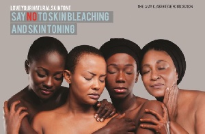 The stars campaigned against skin bleaching
