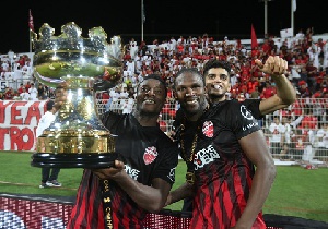 Gyan happy with new trophy
