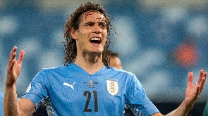 Uruguay’s star striker, Edinson Cavani