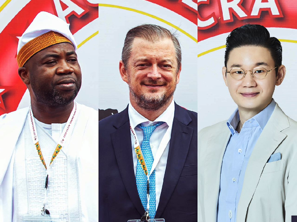 Samson Deen (first from the left) is the African Paralympic Committee President
