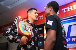 Jessie Magdaleno and Isaac Dogboe