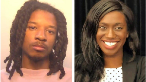 Rashid Ali (L) has been convicted in the shooting death of New Jersey councilwoman Eunice Dwumfour(R