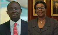 Prof. Richard Frimpong Oppong (L) and Justice Sophia Rosetta Bernasko Essah