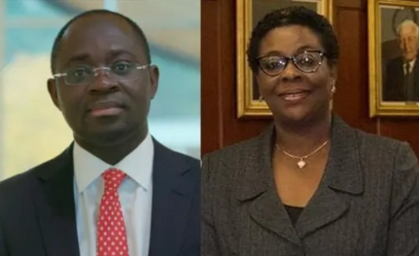 Prof Richard Frimpong Oppong and Justice Sophia Rosetta Bernasko Essah