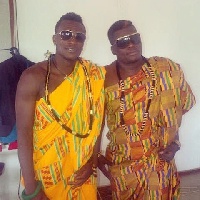 Asamoah Gyan and Castro