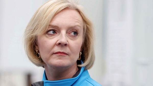 Liz Truss, outgoing UK PM