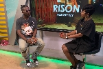 US-based Ghanaian Afrobeats sensation, Rison (left)