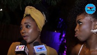 Efya speaking in an interview after she performed at the 'Remembering Whitney Houston' event