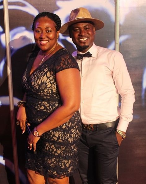 Abeiku Santana and his wife Genevieve