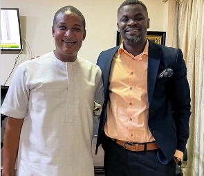 Kwasi Obeng-Fosu aka Baba Tauffic (Homeboy) with Hon. Adamu Ramadan