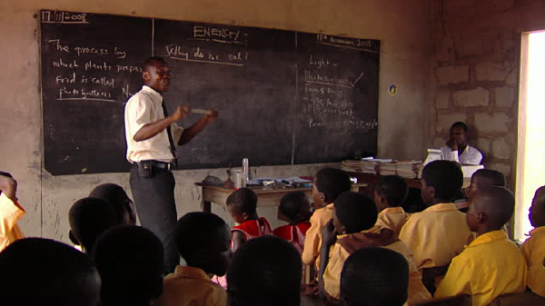 A teacher delivering a lesson | File photo