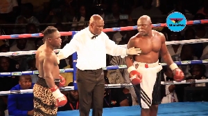 Bukom Banku vs Bastie Samir fight pops up after Nigerian boxer floors Bastie Samir