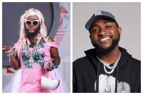 Ghanaian Amapiano sensation DJ Azonto (L) and Nigerian Afrobeats star Davido (R)