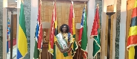 Nancy Q. Sam at the COPITOUR - ECOWAS board of directors meeting