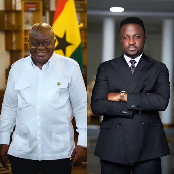 President Nana Addo Dankwa Akufo-Addo and Pastor Brian Amoateng