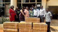 The donation was formally received on behalf of the Ghana Education Service