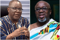 Dr Nii Moi Thompson and Albert Kwadwo Twum Boafo