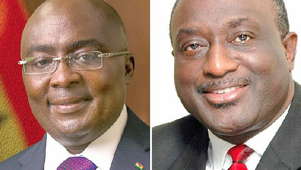 Dr. Mahamudu Bawumia (left) and Alan Kyerematen (right)