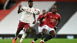 Partey excelled against United