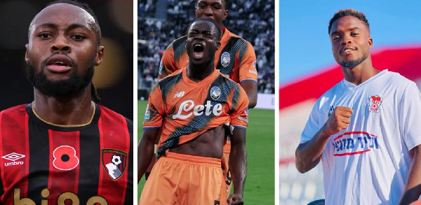 L-R: Antoine Semenyo, Kamaldeen Sulemana and Matthew Anim Cudjoe