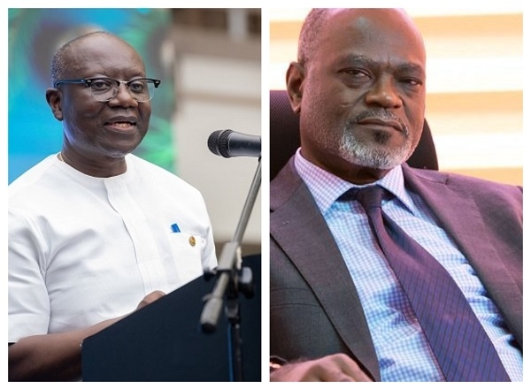 Ken Ofori-Atta and Dr Kofi Amoah