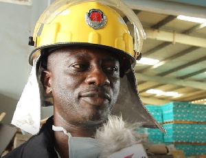 Mr. Timothy Osafo-Affum, Deputy Regional Commander of the Ghana National Fire Service