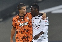 Cristiano Ronaldo and Emmanuel Gyasi