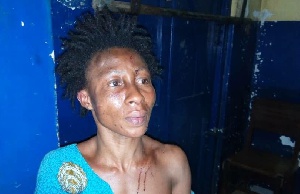 One of the suspects Mawusi Rose Fiaku, 42