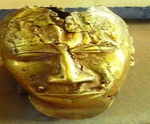 Golden head of Asantehene Kofi Karikari