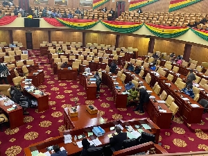 Kyei Mensah Bonsu In Back Seat In Parliament 