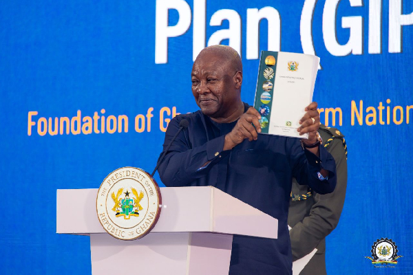 John Dramani Mahama is the President of Ghana