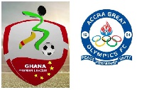 Ghana Premier League  and Accra Great Olympics logo