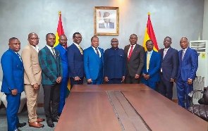 The leadership of the Assemblies of God, Ghana with Vice President Mahamudu Bawumia