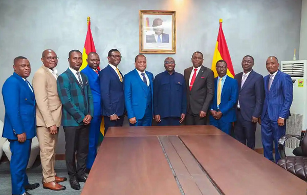 The leadership of the Assemblies of God, Ghana with Vice President Mahamudu Bawumia