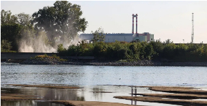 Water level of the Danube is so low that the nuclear power plant's suction nozzles cannot reach it