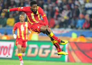 Legendary forward, Asamoah Gyan