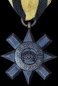 An image of the medal which was used to honour the soldiers