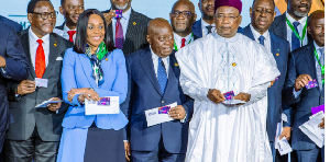 Akufo-Addo among other dignitaries at the 2025 Afreximbank Annual Meetings in Nigeria