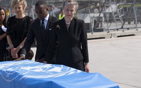 Koffi Annan body arrives in Ghana