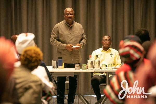 John Mahama at the NDC's European Chapters Conference