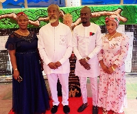 Stephen Adom Kyei-Duah and Lilwin with others