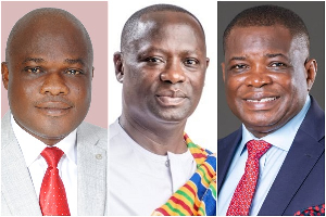 L - R: Kwame Agbodza, Emmanuel Armah-Kofi Buah, Ahmed Ibrahim reportedly set for ministerial jobs