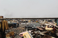 Agbogbloshie electronic waste scrap yard