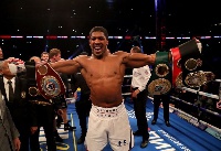 Anthony Joshua, who currently holds the WBA, IBF, WBO, and IBO titles
