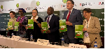 Winnie Byanyima, (second from left) is the Executive Director of UNAIDS