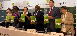 Winnie Byanyima, (second from left) is the Executive Director of UNAIDS