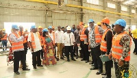 President Nana Akufo-Addo commissioned Twyford Ceramics Factory at Shama in the Western Region