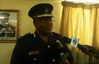 Mr. Oppong Boanuh (Dep. IGP) received the award on behalf of the IGP