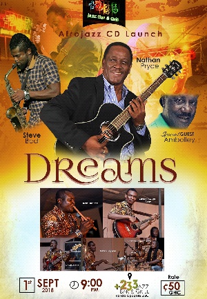 Flyer of Afro-Jazz album launch