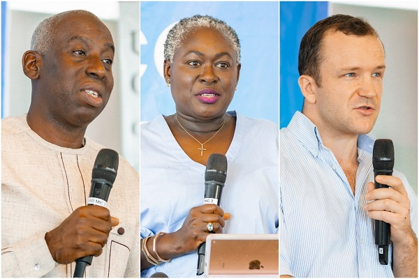 Kofi Addo, Adjoba Kyiamah and William Hunt